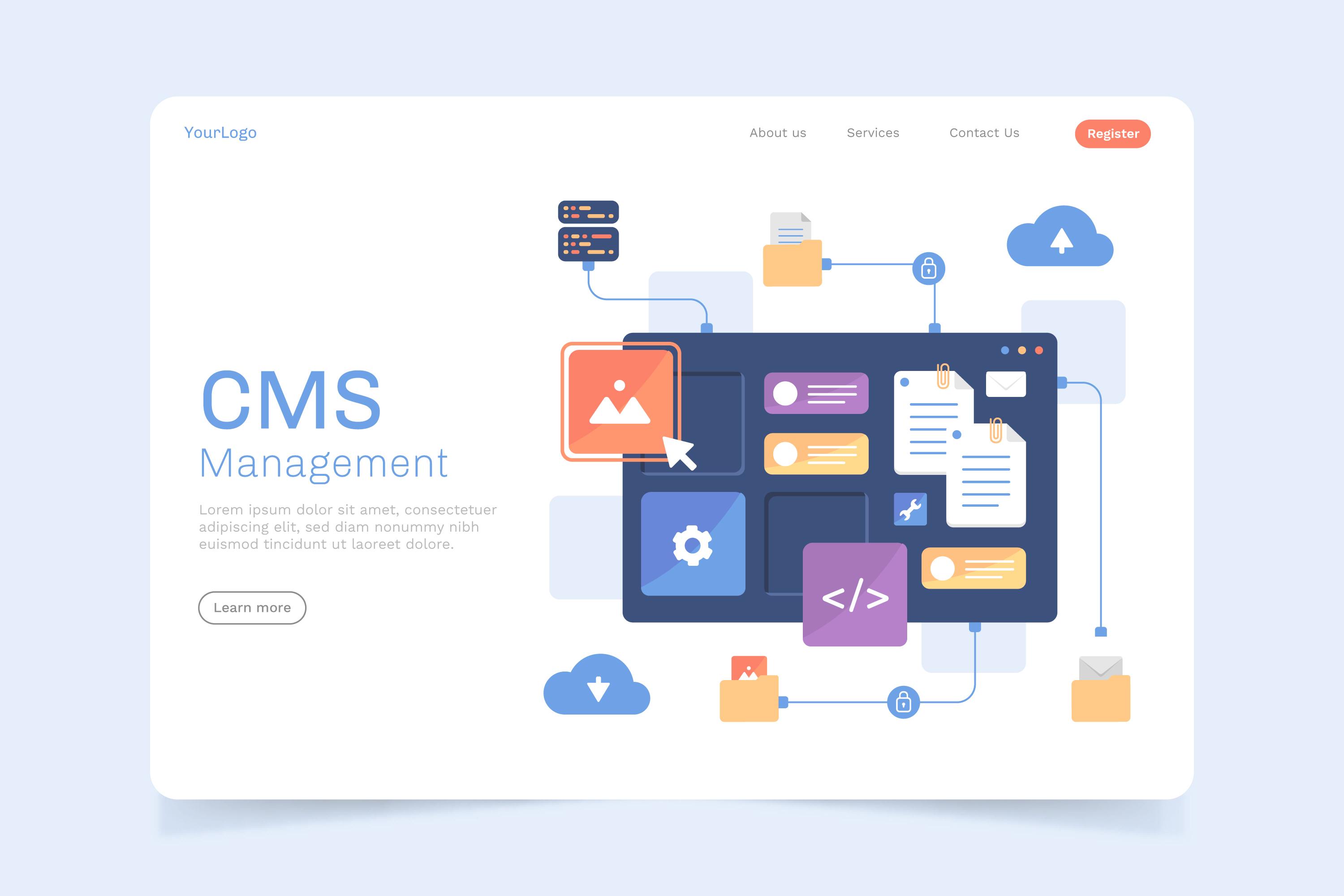 Flat cms